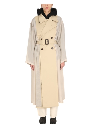 Maison Margiela Two-Material Trench