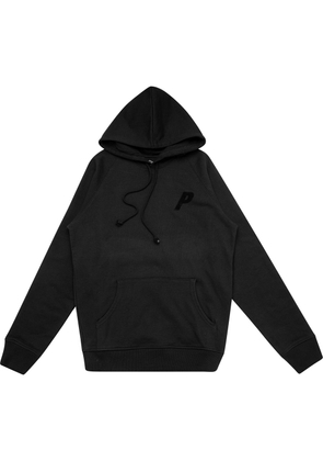 Palace Flocka 'Black/Black' drawstring hoodie