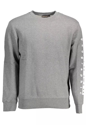 Napapijri Gray Cotton Sweater - S