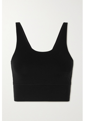 CDLP - + Net Sustain Cropped Stretch-tencel Lyocell Top - Black - x small,small,medium,large,x large