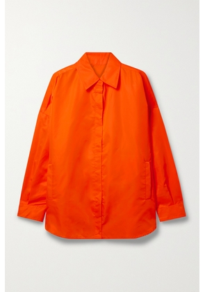 The Frankie Shop - Perla Oversized Neon Shell Shirt - Orange - XS/S,M/L