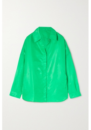 The Frankie Shop - Perla Oversized Woven Shirt - Green - XS/S,M/L