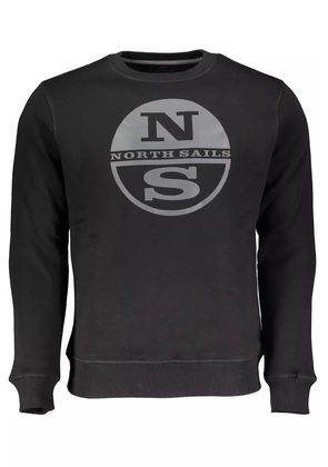 North Sails Black Cotton Sweater - L