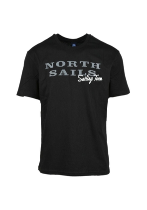 North Sails Black Cotton T-Shirt - S