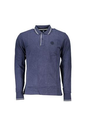 North Sails Blue Cotton Polo Shirt - S