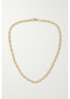 Sydney Evan - Large Evil Eye 14-karat Gold Diamond Necklace - One size