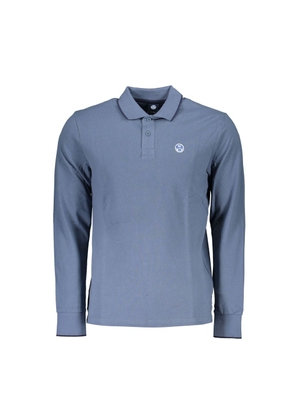 North Sails Eco-Conscious Blue Polo with Contrast Detailing - S