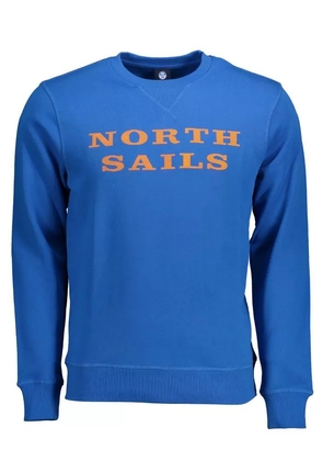 North Sails Blue Cotton Sweater - L