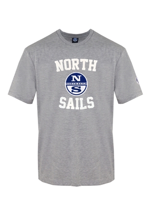 North Sails Gray Cotton T-Shirt - L