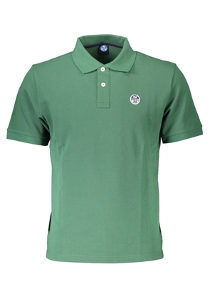 North Sails Green Cotton Polo Shirt - L