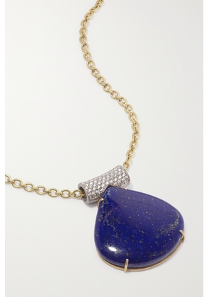 Irene Neuwirth - 18-karat Yellow And White Gold, Lapis Lazuli And Diamond Necklace - Blue - One size