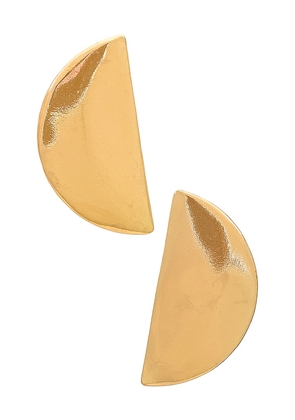 Casa Clara La Lumiere Earring in Metallic Gold.