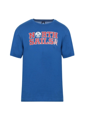North Sails Light Blue Cotton T-Shirt - S