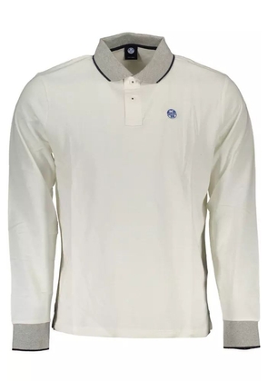 North Sails White Cotton Polo Shirt - XXL