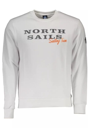 North Sails White Cotton Sweater - S