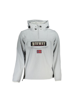 Norway 1963 Gray Soft Shell Hooded Jacket - L