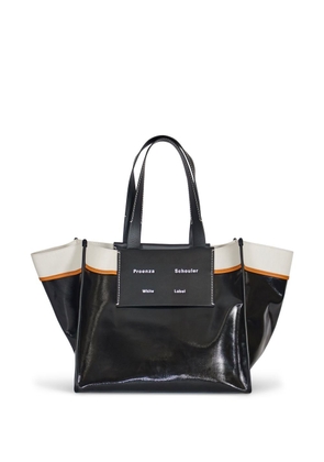 Proenza Schouler White Label XL Morris coated tote bag - Black