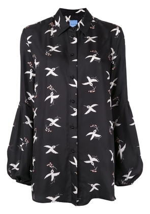Macgraw St. Clair Bird Print blouse - Black