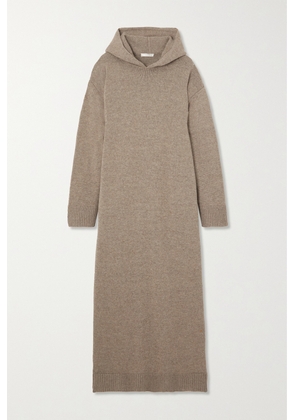 The Row - Ieva Hooded Cashmere Maxi Dress - Gray - XS/S,M/L