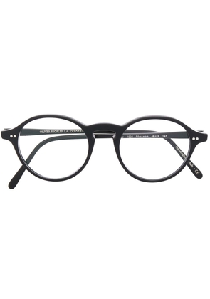 Oliver Peoples Maxson round frame glasses - Black