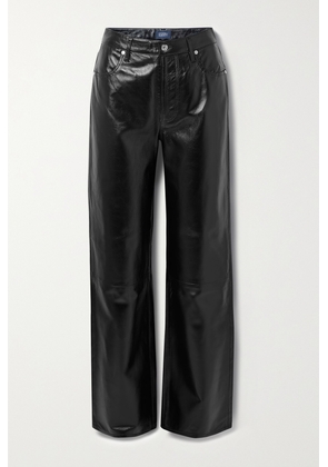 Citizens of Humanity - Annina Patent-leather Wide-leg Pants - Black - 23,24,25,26,27,28,29,30,31,32