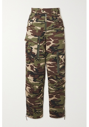 ANDERSSON BELL - Padded Camouflage-print Cotton-ripstop Straight-leg Cargo Pants - Green - FR34,FR36,FR38,FR40
