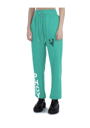 Pharmacy Industry Green Cotton Jeans & Pant - XS