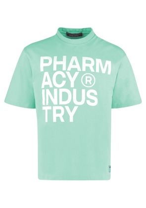 Pharmacy Industry Green Cotton Tops & T-Shirt - M