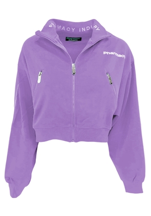 Pharmacy Industry Purple Polyester Jackets & Coat - S
