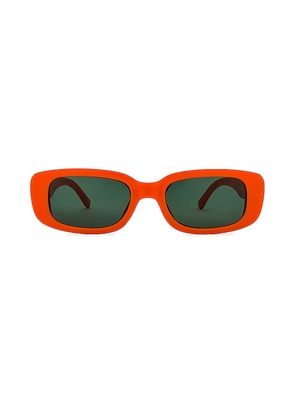 AIRE Ceres Rectangle Sunglasses in Orange.