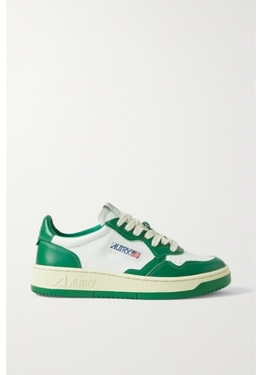 Autry - Medalist Low Two-tone Leather Sneakers - Green - IT35,IT36,IT37,IT38,IT39,IT40,IT41,IT42