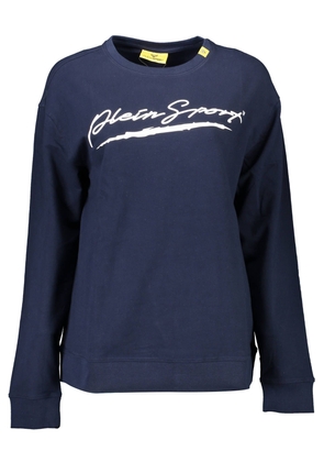 Plein Sport Blue Cotton Sweater - S