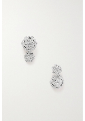 Magda Butrym - Silver-tone Crystal Clip Earrings - One size