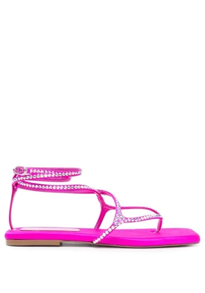Le Silla crystal-embellished design sandals - Pink