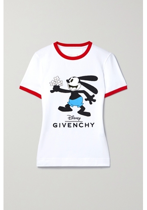 Givenchy - + Disney Printed Stretch-cotton Jersey T-shirt - White - x small,small,medium,large,x large