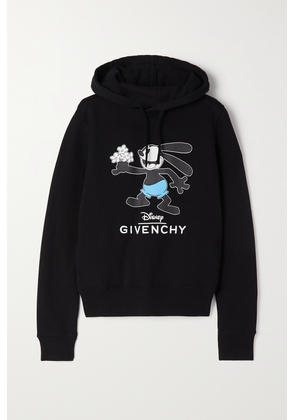 Givenchy - + Disney Printed Cotton-jersey Hoodie - Black - x small,small,large