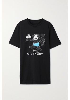 Givenchy - + Disney Printed Cotton-jersey T-shirt - Black - x small,small,medium,large,x large