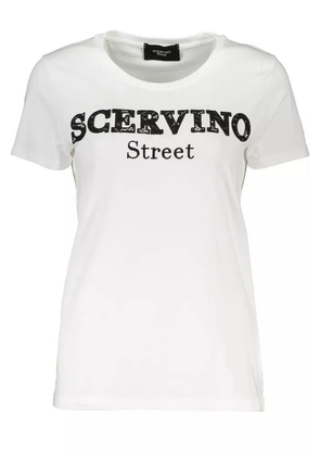 Scervino Street White Cotton Tops & T-Shirt - XS