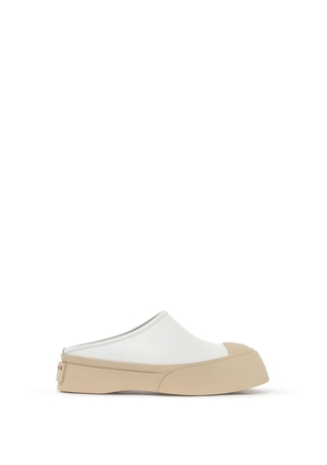 Marni smooth leather pablo clogs - 38 White