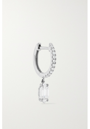 Anita Ko - Huggies 18-karat White Gold Diamond Single Earring - One size