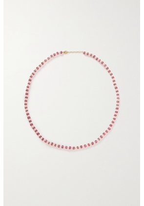 JIA JIA - Gold, Sapphire And Pearl Necklace - Pink - One size