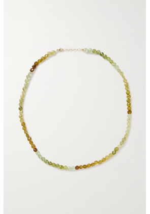 JIA JIA - Gold Garnet Necklace - Green - One size