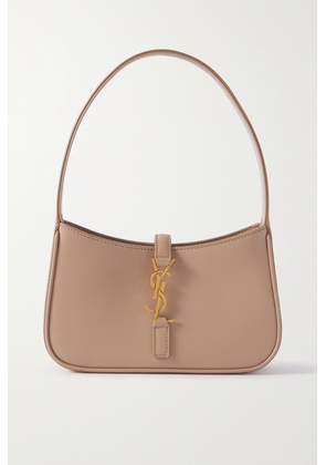 SAINT LAURENT - Le 5 À 7 Mini Leather Shoulder Bag - Brown - One size