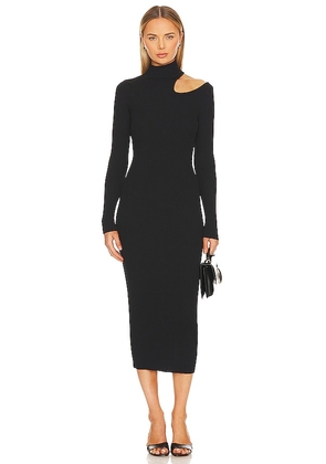 Bardot Ainsley Midi Dress in Black. Size M, S, XL, XS.