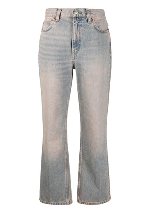 RE/DONE high-rise flared jeans - Blue