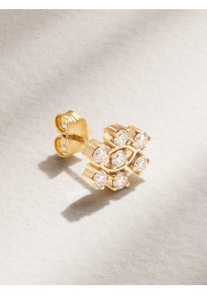 Sydney Evan - Eye Flower 14-karat Gold Diamond Single Earring - One size