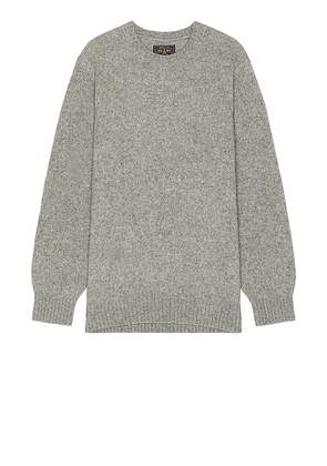 Beams Plus Crew Cashmere Sweater in Grey. Size XL/1X.