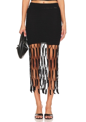 AYNI Tarania Skirt in Black. Size M, S, XS.
