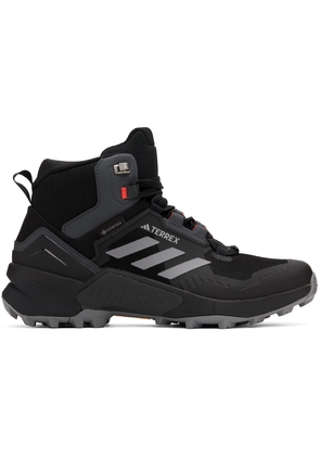 adidas Originals Black Terrex Swift R3 Mid Sneakers