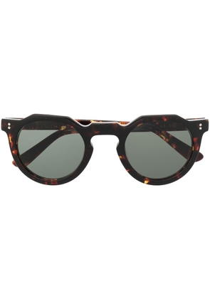 Lesca Pica tortoiseshell sunglasses - Brown